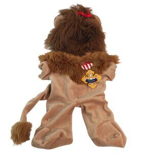 Build A Bear Clothes Wizard of Oz Cowardly Lion Costume w/Hood and Courage Badge